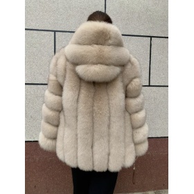 Kapuutsiga rebasenahast kasukas nr: 93